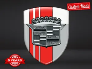 Cadillac Adesivo Resina Edizione Lusso Etichette Auto Alta Gamma